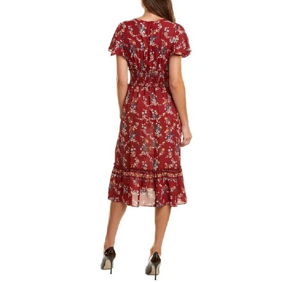 Max Studio Flounce Midi Dress - Picture 2 of 16